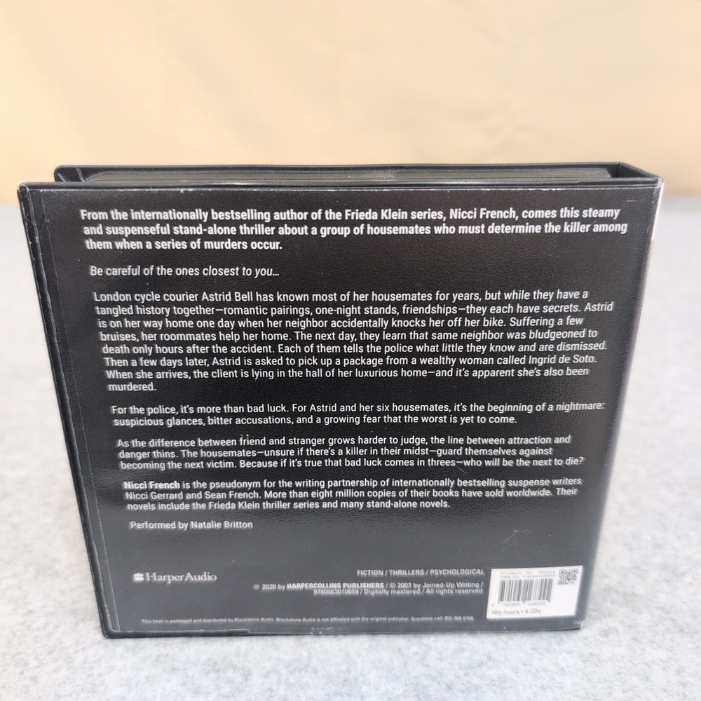 Until Its Over Nicci French Unabridged CD Audiobook Psychological Thriller Novel - Picture 2 of 2